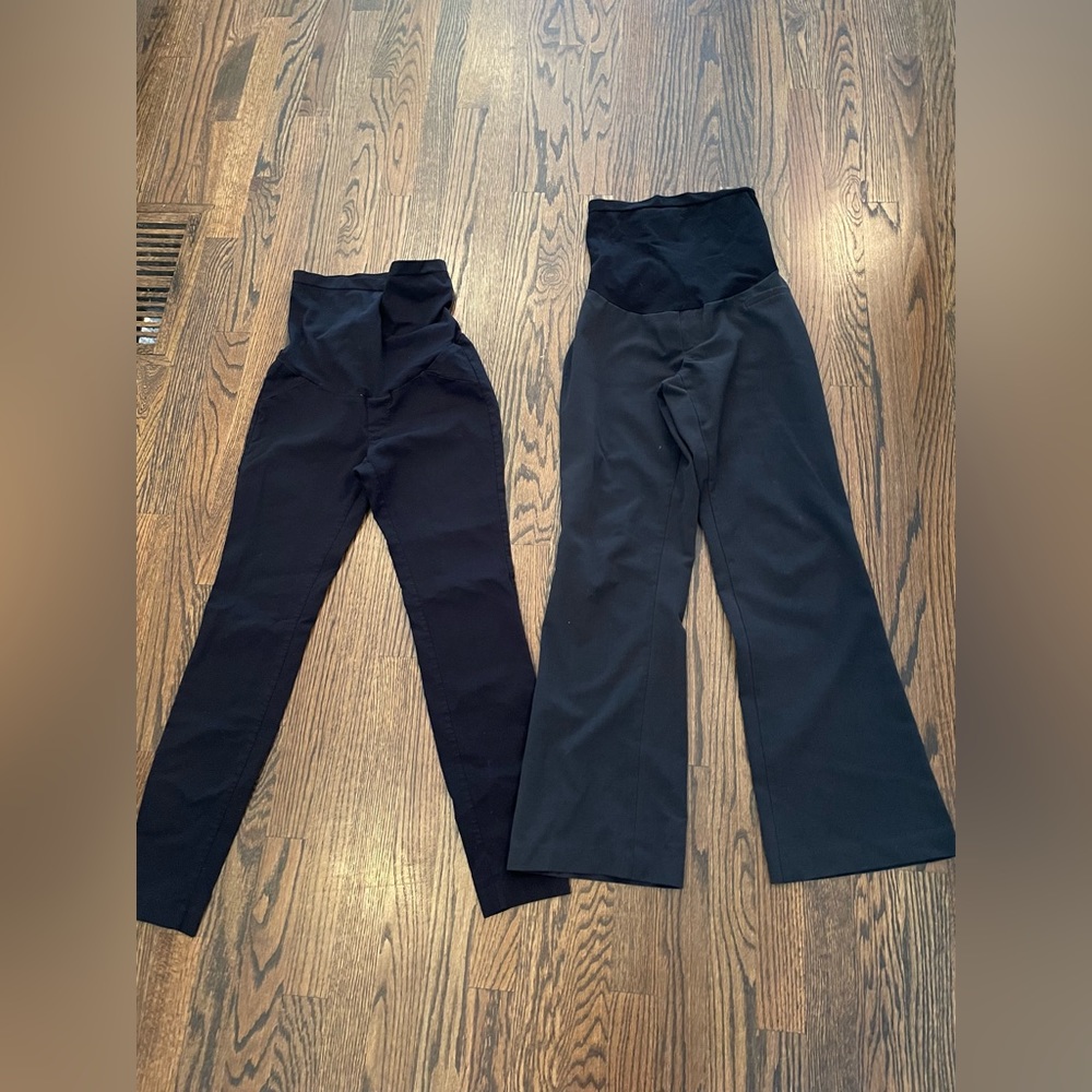 Maternity black dress pants from motherhood maternity size small